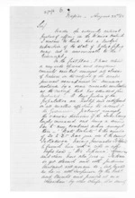 6 pages written 22 Aug 1868 by George Tovey Buckland Worgan in Napier City to Hawke's Bay Region, from Superintendent, Hawkes Bay and Government Agent, East Coast - Papers
