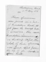 2 pages written 21 May 1866 by Thomas Dillon Smith, from Inward letters - Surnames, Smith