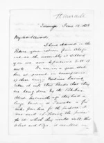 6 pages written 12 Jun 1858 by Herbert Samuel Wardell, from Inward letters - Surnames, War - Wat