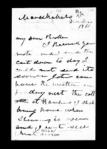 2 pages written 15 Dec 1866 by Alexander McLean in Maraekakaho to Sir Donald McLean, from Inward family correspondence - Alexander McLean (brother)