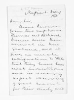 2 pages written 6 May 1868 by Sir Donald McLean in Napier City, from Outward drafts and fragments