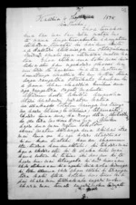 2 pages written 4 Oct 1875 by Hone Te One in Kawhia, from Documents in Maori