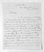 2 pages written 29 May 1848 by Henry King in New Plymouth to Sir Donald McLean, from Inward letters -  Henry King