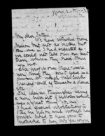 4 pages written 20 Jun 1872 by Sir Robert Donald Douglas Maclean in Wellington to Sir Donald McLean, from Inward family correspondence - Douglas Maclean (son)