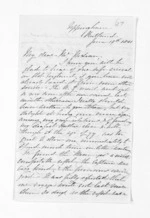 3 pages written 19 Jun 1861 by Sophia W Kingdon to Sir Donald McLean, from Inward letters -  Kingdon, George and Sophia