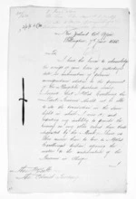 4 pages written 7 Jun 1850 by Sir William Fox in Wellington, from Native Land Purchase Commissioner - Papers
