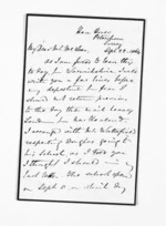 6 pages written 22 Sep 1864 by Algernon Gray Tollemache to Sir Donald McLean, from Inward letters - A G Tollemache