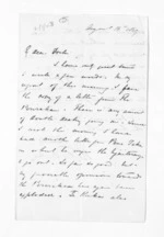 2 pages written 16 Aug 1869 by Henry Tacy Clarke to Dr Daniel Pollen, from Inward letters - Henry Tacy Clarke