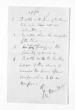 1 page written by Sir Thomas Robert Gore Browne, from Inward letters - Sir Thomas Gore Browne (Governor)