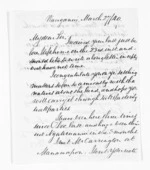 2 pages written 27 Mar 1849 by Rev William Woon in Wanganui to Sir Donald McLean, from Inward letters - William Woon