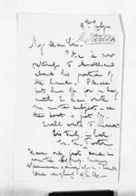 1 page written by Rev Henry Hanson Turton, from Inward letters -  Rev Henry Hanson Turton