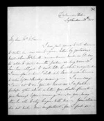 4 pages written 28 Sep 1850 by Susan Douglas McLean in Wellington to Sir Donald McLean, from Inward and outward family correspondence - Susan McLean (wife)