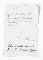 1 page written by Sir Thomas Robert Gore Browne, from Inward letters - Sir Thomas Gore Browne (Governor)