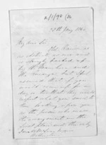 3 pages written 28 Jan 1860 by William Nicholas Searancke to Sir Donald McLean in Wellington City, from Inward letters - W N Searancke