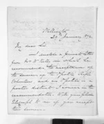 4 pages written 29 Jan 1872 by Colonel William Moule in Wellington to Sir Donald McLean, from Inward letters - W Moule