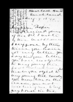 3 pages written 7 Aug 1870 by Sir Robert Donald Douglas Maclean in Auckland Region to Sir Donald McLean, from Inward family correspondence - Douglas Maclean (son)