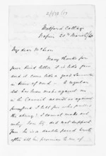 3 pages written 20 Mar 1860 by Michael Fitzgerald in Napier City to Sir Donald McLean, from Inward letters - Michael Fitzgerald