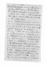 2 pages, from Inward letters - Sir Thomas Gore Browne (Governor)