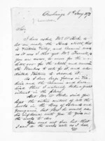 2 pages written 8 Jan 1873 by John Lundon in Onehunga to Sir Donald McLean, from Inward letters - Surnames, Lud - Lyo