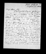 4 pages written 21 Oct 1876 by Sir Robert Donald Douglas Maclean in Napier City to Sir Donald McLean, from Inward family correspondence - Douglas Maclean (son)