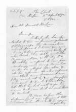 3 pages written 4 Apr 1872 by Henry Robert Russell in Napier City to Sir Donald McLean, from Inward letters - H R Russell