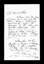 2 pages written 22 May 1861 by Robert Roger Strang to Sir Donald McLean, from Family correspondence - Robert Strang (father-in-law)