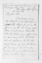 3 pages written 14 Sep 1848 by Henry King to Sir Donald McLean, from Inward letters -  Henry King