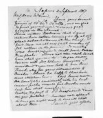 4 pages written 2 Sep 1867 by John Gibson Kinross in Napier City to Sir Donald McLean, from Inward letters -  John G Kinross