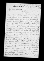5 pages written 9 Jul 1861 by Archibald John McLean in Maraekakaho to Sir Donald McLean, from Inward family correspondence - Archibald John McLean (brother)
