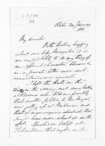 6 pages written 24 Jan 1861 by William Nicholas Searancke in Otaki to Sir Donald McLean in Auckland Region, from Inward letters - W N Searancke