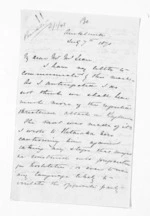4 pages written 7 Jul 1870 by Henry Tacy Clarke in Auckland Region to Sir Donald McLean, from Inward letters - Henry Tacy Clarke