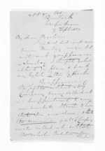 3 pages written 9 Sep 1863 by Henry Robert Russell in Waipukurau to Sir Donald McLean, from Inward letters - H R Russell
