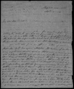 3 pages written 12 Sep 1861 by James Wathan Preece in Coromandel to Sir Donald McLean in Auckland Region, from Inward letters - James Preece