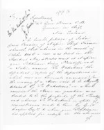 4 pages written 21 Mar 1857 by Alfred Domett and John Davis Canning in Napier City to Sir Thomas Robert Gore Browne in New Zealand, from Secretary, Native Department -  Administration of native affairs