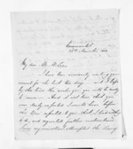 4 pages written 22 Nov 1858 by Dr Andrew Sinclair in Coromandel to Sir Donald McLean, from Inward letters - Andrew Sinclair