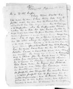 2 pages written 23 Feb 1865 by Hori Niania in Patangata to George Sisson Cooper, from Superintendent, Hawkes Bay and Government Agent, East Coast - Papers