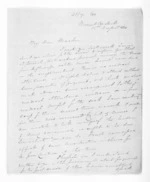 4 pages written 15 Aug 1866 by Henry Robert Russell to Sir Donald McLean, from Inward letters - H R Russell