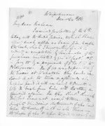 4 pages written 24 Dec 1861 by George Sisson Cooper in Waipukurau to Sir Donald McLean, from Inward letters - George Sisson Cooper