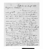 3 pages written 19 Aug 1868 by John Gibson Kinross in Napier City to Sir Donald McLean, from Inward letters -  John G Kinross