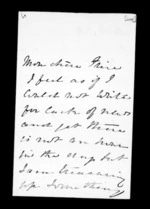 2 pages written 31 Jan 1876 by Annabella McLean to Sir Donald McLean, from Inward family correspondence - Annabella McLean (sister)