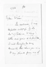 3 pages written 23 Nov 1860 by Sir Thomas Robert Gore Browne to Sir Donald McLean, from Inward letters -  Sir Thomas Gore Browne (Governor)