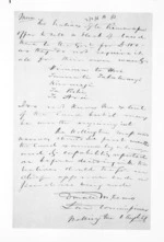 1 page written 6 Aug 1851 by Sir Donald McLean, from Native Land Purchase Commissioner - Papers
