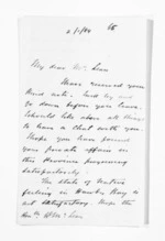 2 pages written 1 Jul 1873 by Donald Gollan in Hauraki District to Sir Donald McLean, from Inward letters - Donald Gollan