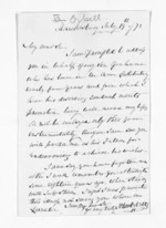 1 page written 19 Jul 1872 by John Orbell, from Inward letters - Surnames, O'Nei - Orb