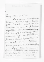 4 pages written 28 Jun 1875 by Sir Donald McLean in Wellington, from Outward drafts and fragments