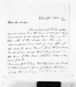 2 pages written 22 Oct 1860 by Algernon Gray Tollemache in Wellington to Sir Donald McLean, from Inward letters - A G Tollemache