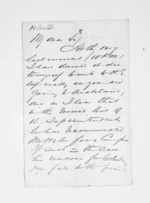 2 pages written by H S Webb, from Inward letters -  H E Webb