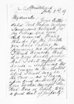 4 pages written 2 Jul 1859 by Rev Meyrick Lally in Christchurch City to Sir Donald McLean, from Inward letters - Surnames, Lai - Lal