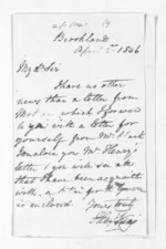 2 pages written 2 Apr 1846 by Henry King in New Plymouth to Sir Donald McLean, from Inward letters -  Henry King