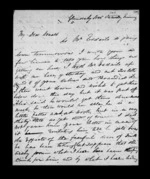 4 pages written Nov 1873 by Archibald John McLean in Glenorchy to Sir Donald McLean, from Inward family correspondence - Archibald John McLean (brother)
